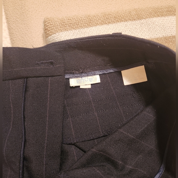 ACQUA PINSTRIP CUFFED PANT - Picture 3 of 4